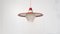 Metal & Glass Pendant Light by Louis Kalff for Philips, 1950s, Image 4