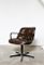 Vintage Leather Executive Swivel Chair by Charles Pollock for Knoll International 1