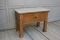 Antique Butcher's Table with Marble Top 5