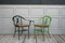 Vintage Garden Chairs with Armrests, Set of 2 1