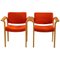 Conference Armchairs by Rud Thygesen & Johnny Sørensen for Magnus Olesen, 1970s, Set of 6 2