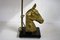 Brass Horse Head Table Lamp, 1970s, Image 9