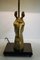 Lámpara de mesa con cabeza de caballo de latón, años 70, Imagen 7