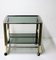 Vintage Brass & Chrome Two Tier Bar Trolley, 1970s, Image 1