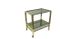 Vintage Brass & Chrome Two Tier Bar Trolley, 1970s, Image 2