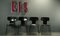 Mid-Century Modell 3103 Hammer Chairs von Arne Jacobsen für Fritz Hansen, 4er Set 1