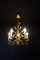 Lámpara de araña italiana vintage de cristal de Banci, Imagen 4