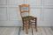 Antique French Chairs with Green Upholstery, Set of 6, Image 1