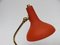 Lampade da comodino in ottone e laccate, anni '50, set di 2, Immagine 8