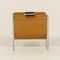 Magazine Holder in Light Brown Leather from Brabantia, 1970s 5