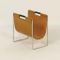Magazine Holder in Light Brown Leather from Brabantia, 1970s 2