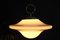 Lámpara de techo italiana era espacial soplada, años 60, Imagen 5