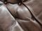 Poltrona Falcon vintage con schienale basso in pelle marrone di Sigurd Ressell per Vatne Møbler, Immagine 9