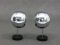 Chrome Wall Lamps, 1970s, Set of 2, Image 2