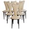 Chaises de Salon par Umberto Mascagni, Italie, 1950s, Set de 6 1