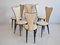 Italian Dining Chairs by Umberto Mascagni, 1950s, Set of 6 3