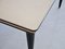 Turin Series Cream-Colored Leatherette Dining Table by Umberto Mascagni, 1950s 6