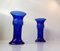Cobalt Blue Glass Vases by Michael E. Bang for Holmegaard, 1980s, Set of 2, Image 2