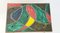 Mesa auxiliar francesa Mid-Century de cerámica multicolor y roble, años 50, Imagen 3