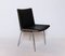 Sedie da areoporto modello AP37 nere di Hans J. Wegner per A.P. Stolen, anni '50, set di 4, Immagine 1