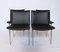 Model AP37 Back Leather Airport Chairs by Hans J. Wegner for A.P. Stolen, 1950s, Set of 4 2
