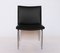 Modell AP37 Airport Stühle aus schwarzem Leder von Hans J. Wegner für A.P. Stolen, 1950er, 4er Set 3