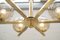 Chandelier in Brass and Smoked Glass, 1960s 14