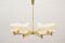 Lámpara de araña de 8 brazos de latón de Sciolari, años 60, Imagen 1