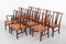 Vintage Dining Chairs by Helge Vestergaard Jensen for Peder Pedersen, 1940s, Set of 10 4