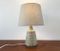 White Glazed Ceramic Table Lamp from Søholm, 1960s, Image 2