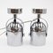 Chrome Wall Lamp by Stanislav Indra, 1970s, Set of 2 3