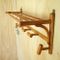 Vintage French Wooden Hat & Coat Rack from Givry-Fourchambault 3
