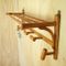 Vintage French Wooden Hat & Coat Rack from Givry-Fourchambault, Image 3