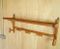 Vintage French Wooden Hat & Coat Rack from Givry-Fourchambault 2