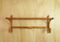Vintage French Wooden Hat & Coat Rack from Givry-Fourchambault, Image 1