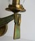 Lámpara de pared vintage de bronce, años 30, Imagen 4
