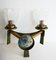 Vintage Wandlampe aus Bronze, 1930er 2