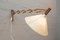 Wooden Scissors Lamp from Temde, 1960s 2
