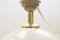 Gold and Clear Glass Table Lamp, 1960s 6