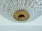 Vintage Crystal & Brass Ceiling Lamp by Carl Fagerlund for Lyfa 4
