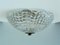 Vintage Crystal & Brass Ceiling Lamp by Carl Fagerlund for Lyfa, Image 2