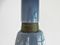 Lámpara colgante vintage de vidrio azul, Imagen 3