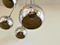 Space Age Chandelier with 5 Chrome Globes 6