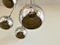 Space Age Chandelier with 5 Chrome Globes, Image 6