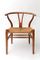 Vintage Wishbone Chair by Hans J. Wegner and Stool by Jorgen Baekmark, 1960s 2