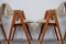 Teak Compass Chairs by Kai Kristiansen for Sva Møbler, 1958, Set of 4 5