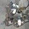 Industrial Cast Aluminium, Glass & Brass Flameproof Ceiling Lamp, 1970s, Image 9