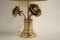 Table Lamp with 3 Brass Roses, 1960s, Image 6