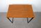 German Walnut Nesting Tables with Metal Frames, 1960s, Image 9