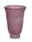 Pink Scavo Murano Glass Vase by Gino Cenedese, 1950s, Image 1